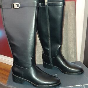Tommy Hilfiger Women's IVIANN Black Knee-High Boots SIZE 10